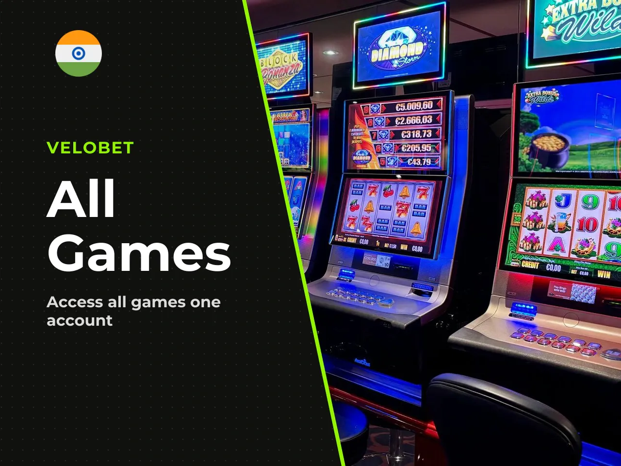 Casino Games, Live Casino and Sports