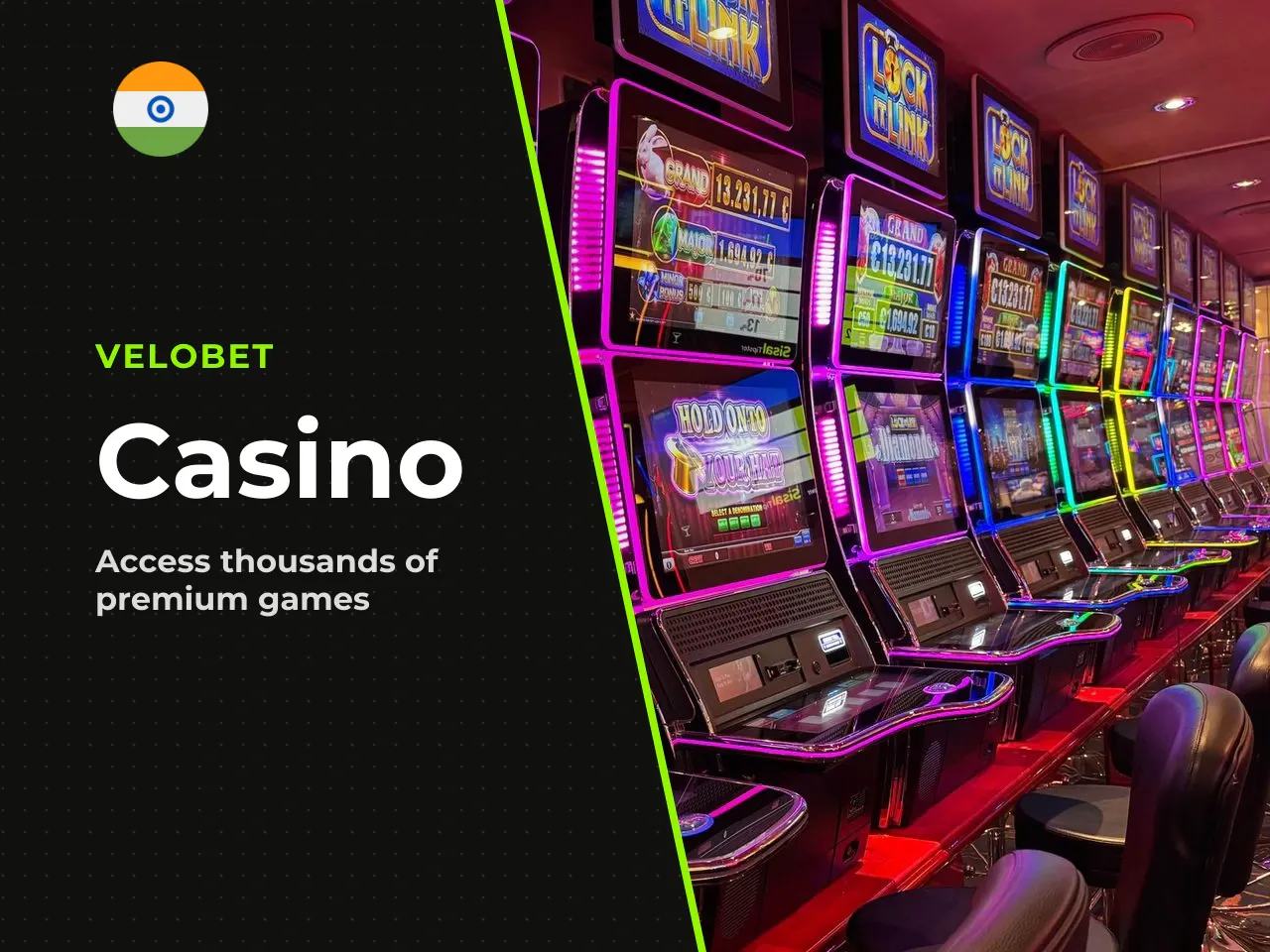 Casino, slots and live casino. The