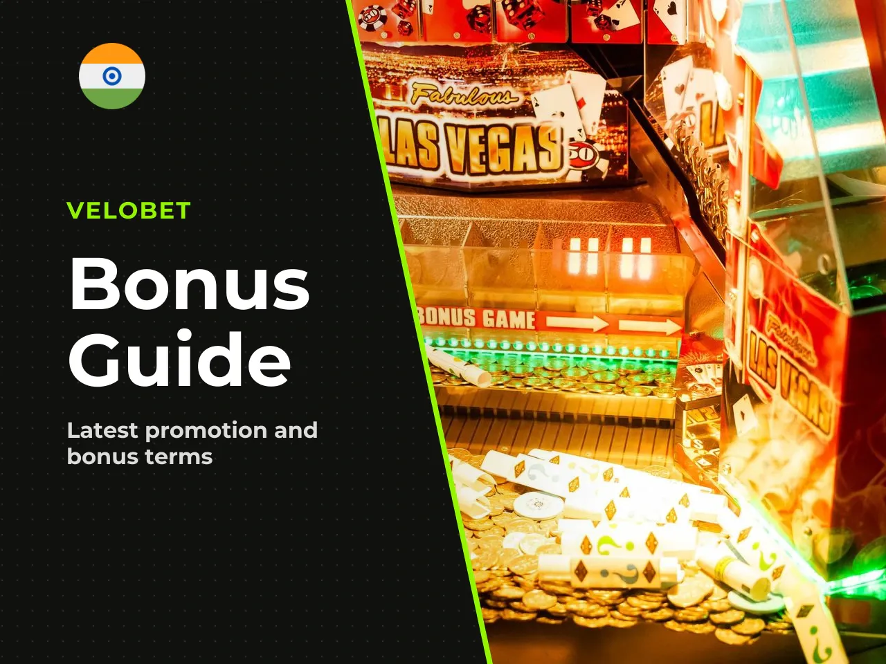Velobet bonus at a glance