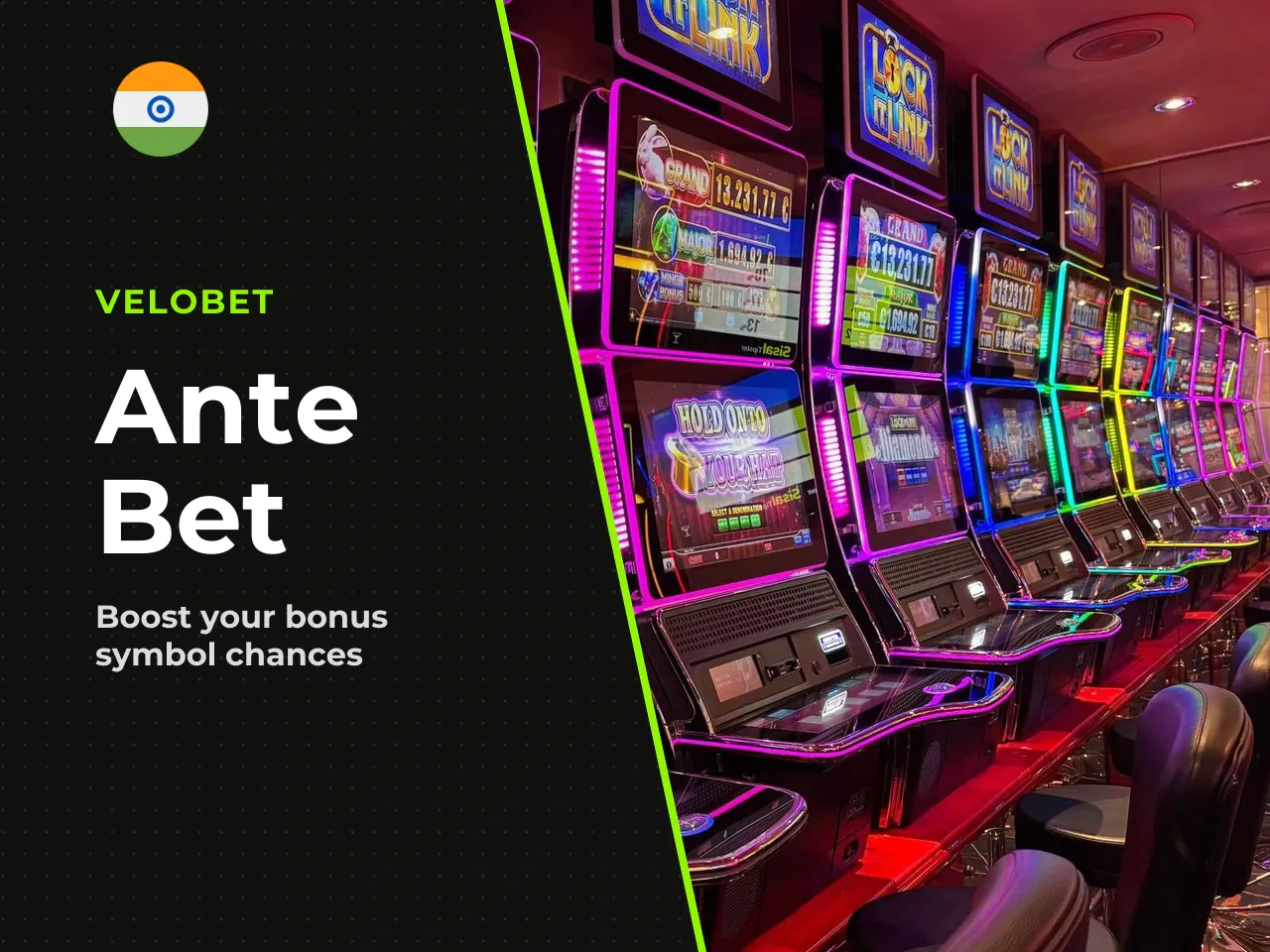 Ante Bet and Increasing Bonus Symbol