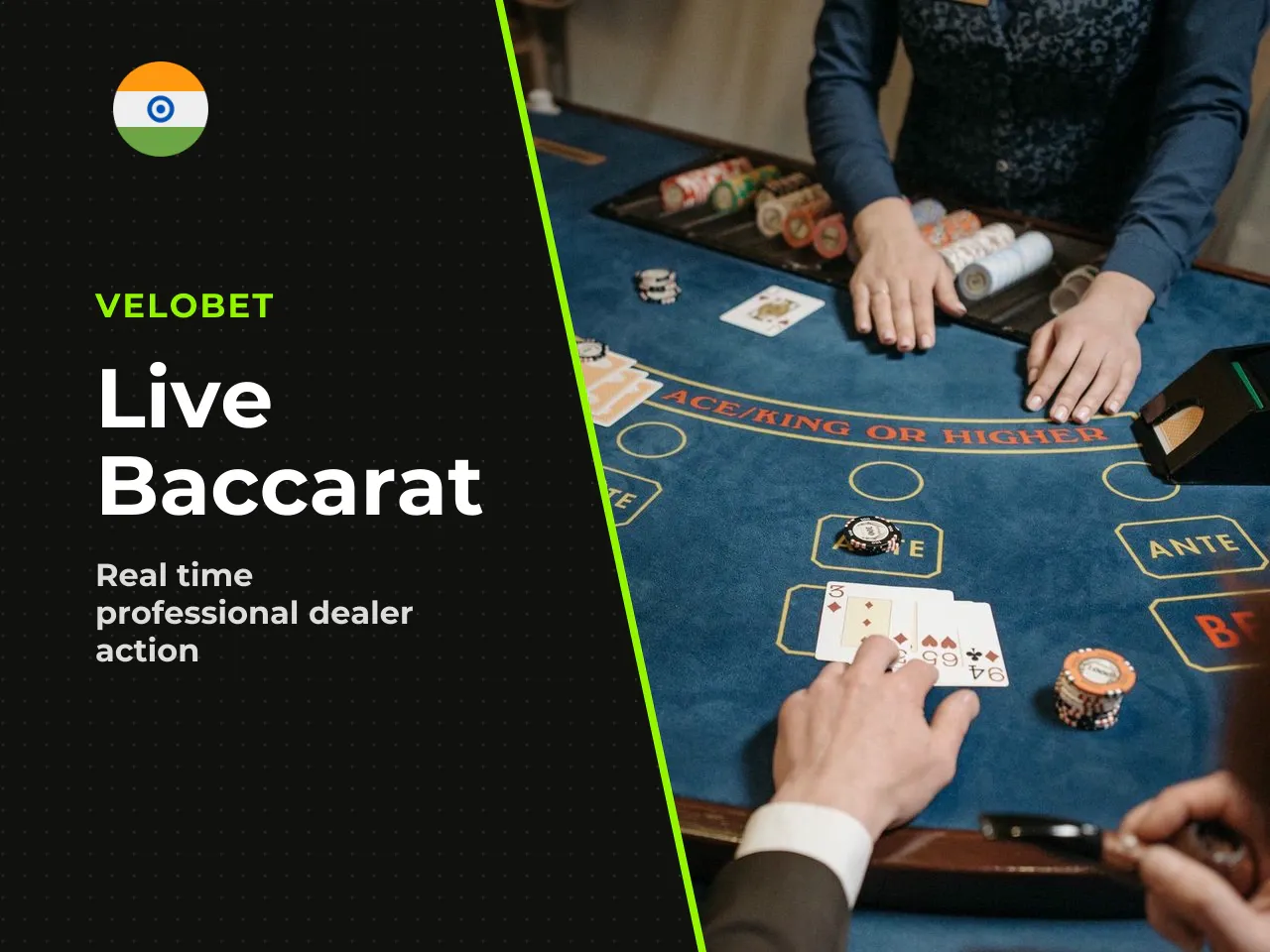 6 Baccarat Live Dealer Playing With
