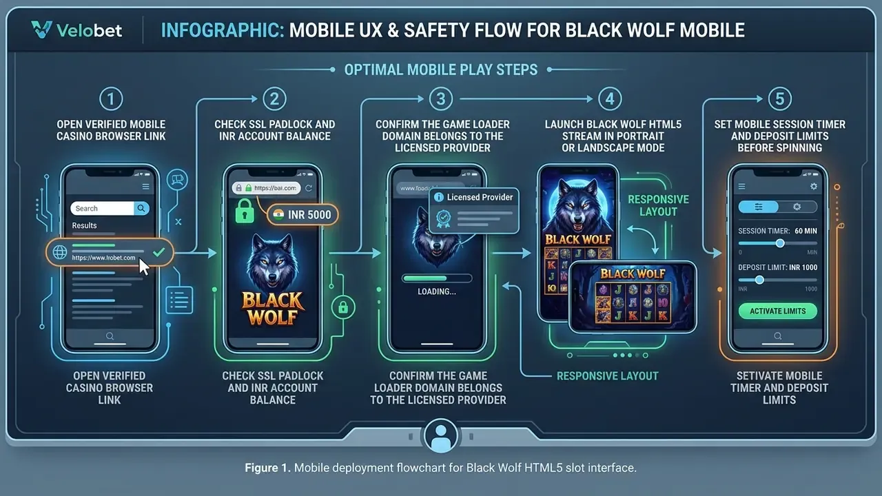 black wolf mobile setup flowchart